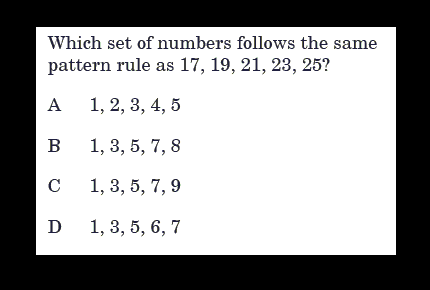 EOG math 3rd - number patterns